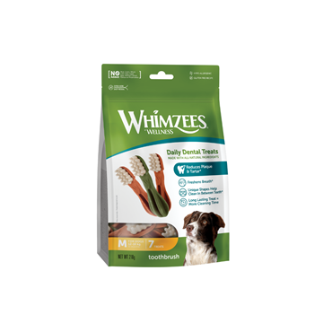 Whimzees Toothbrush Med 7pkt