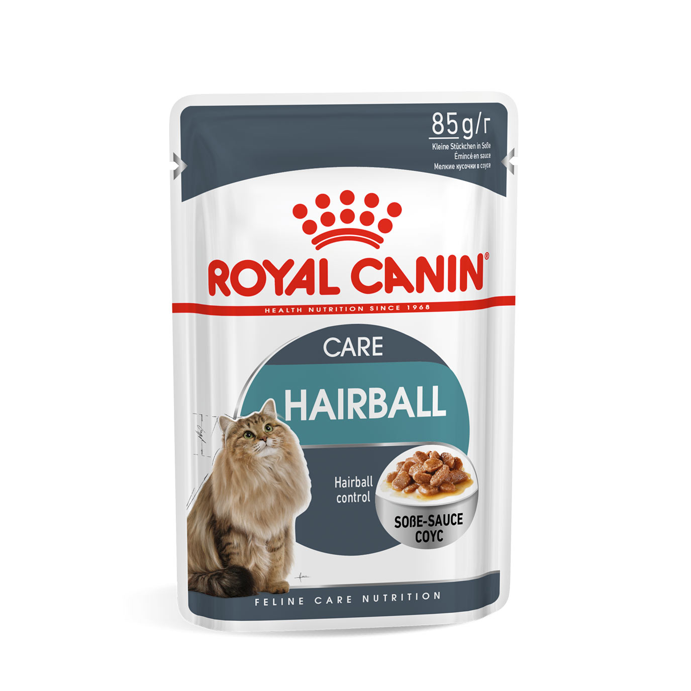 Royal Canin Feline Hairball Food Pouches in Gravy