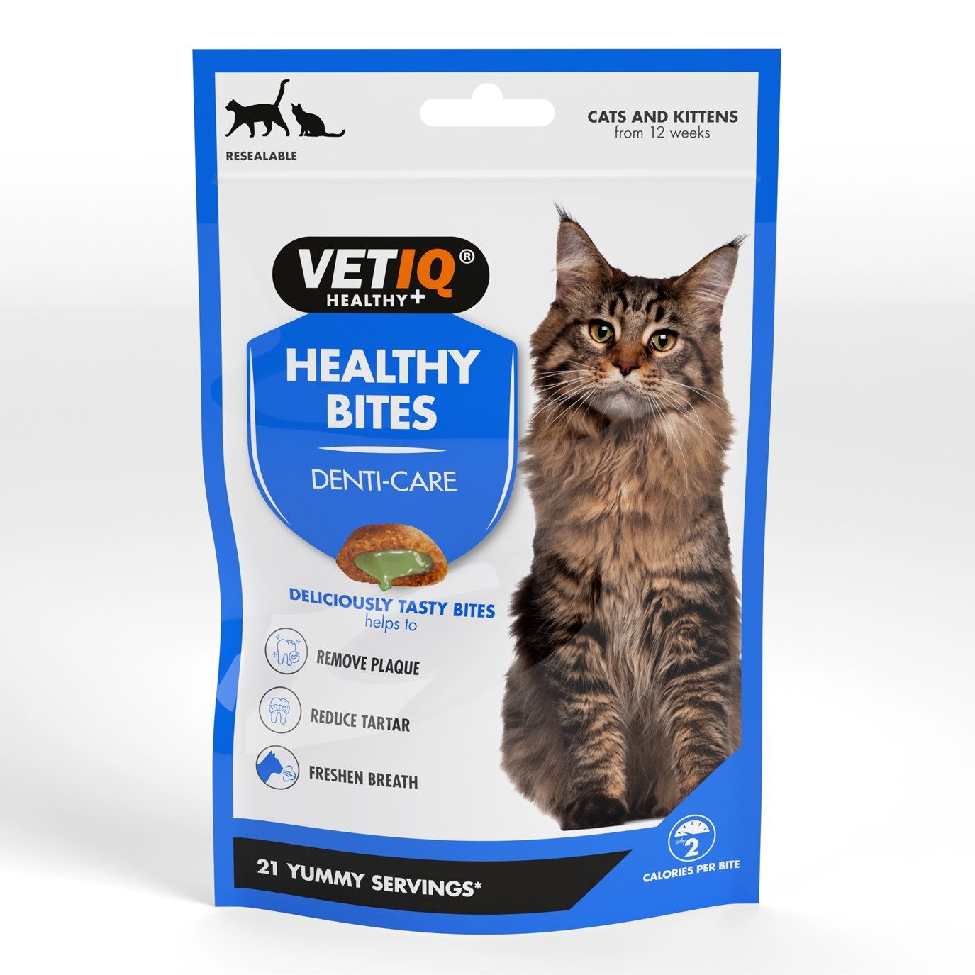 Vet IQ Healthy Bites Breath & Dental Treats for Cats