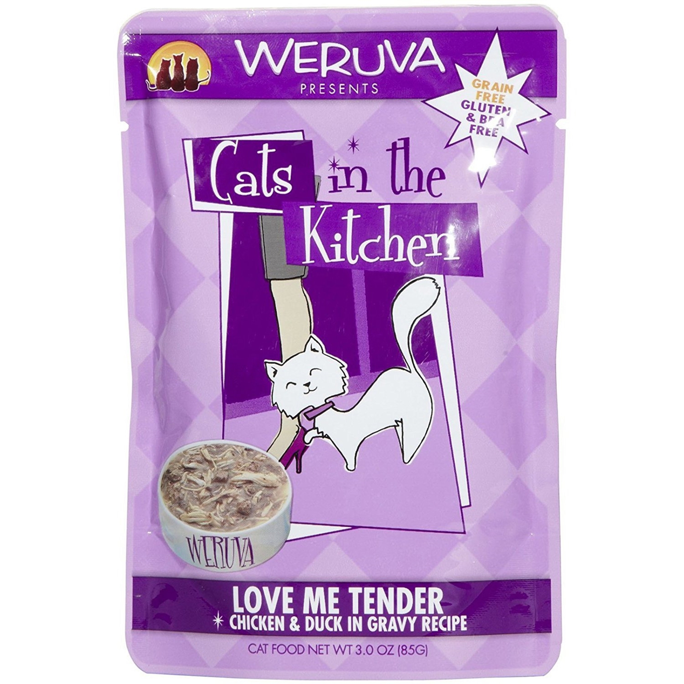 Weruva Cats in the Kitchen Love Me Tender Pouches For Cats - Front