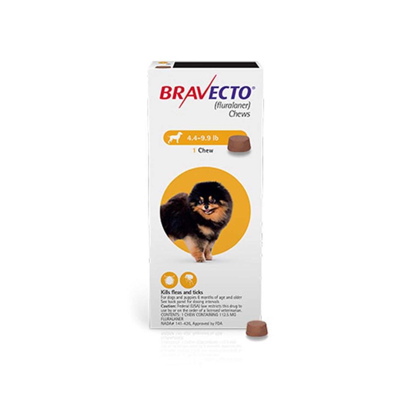 Bravecto Toy Dog 2-4.5kgs