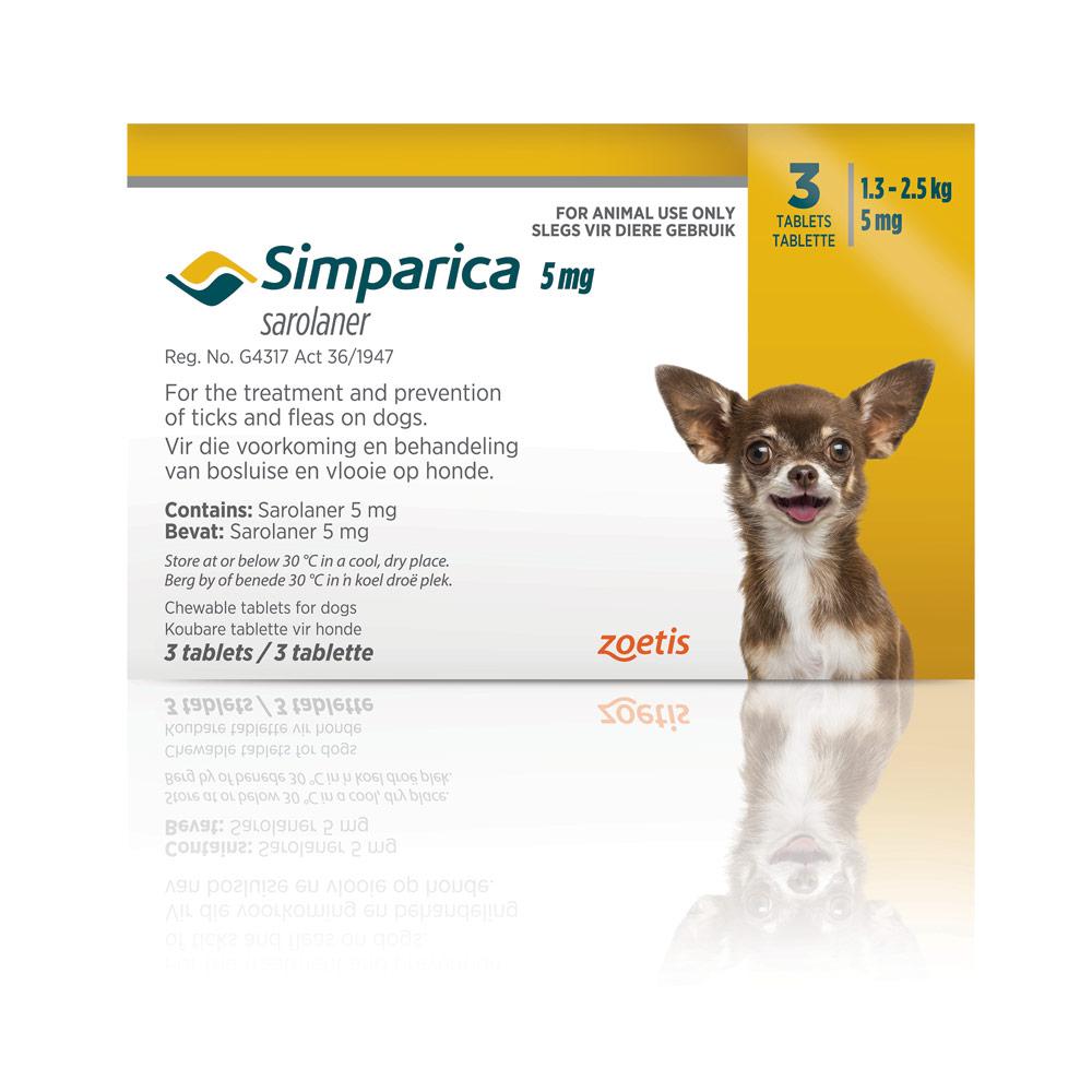 Simparica Tablets 1.3-2.5kg (3pack)