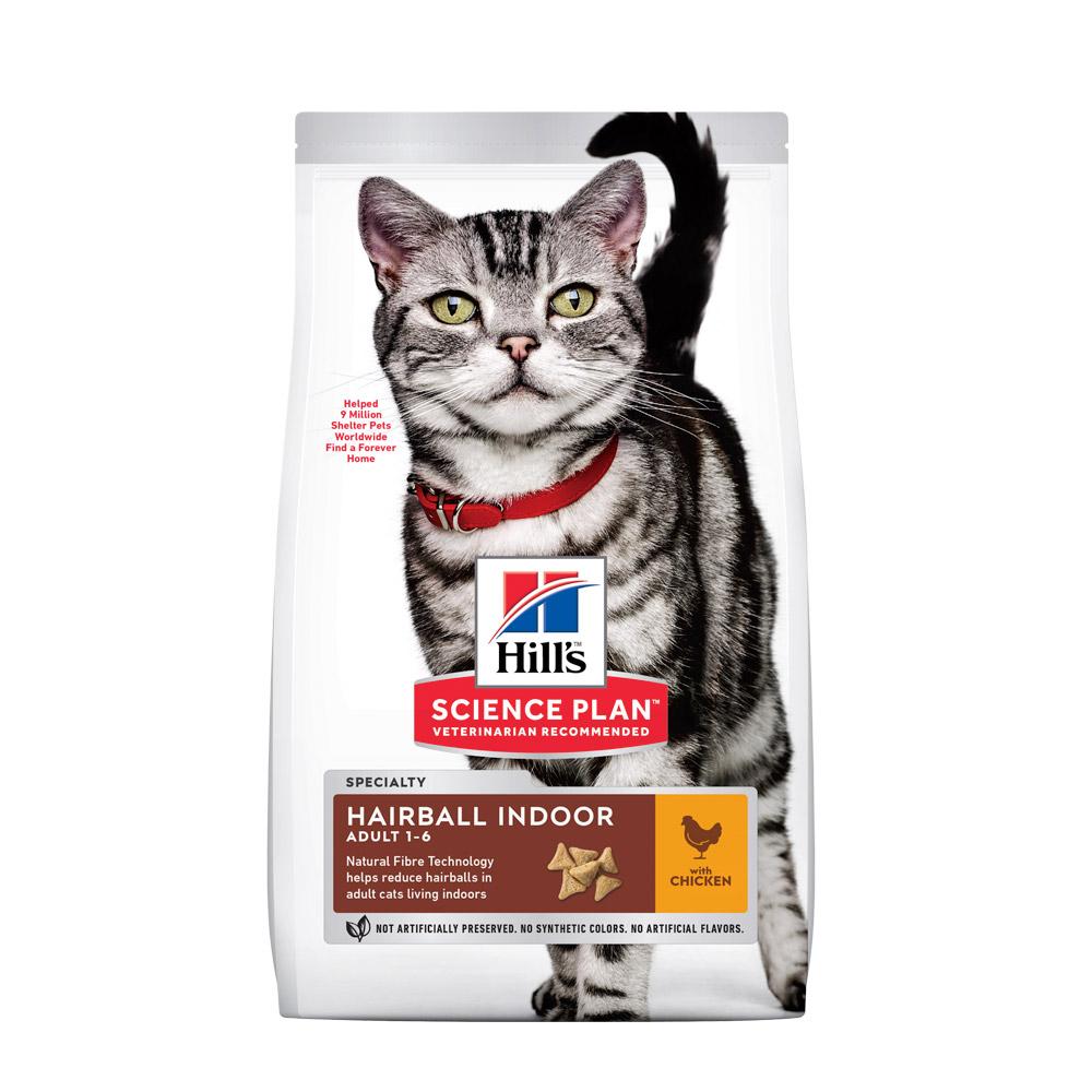 Hills Science Plan Feline Adult Hairball and Indoor Chicken