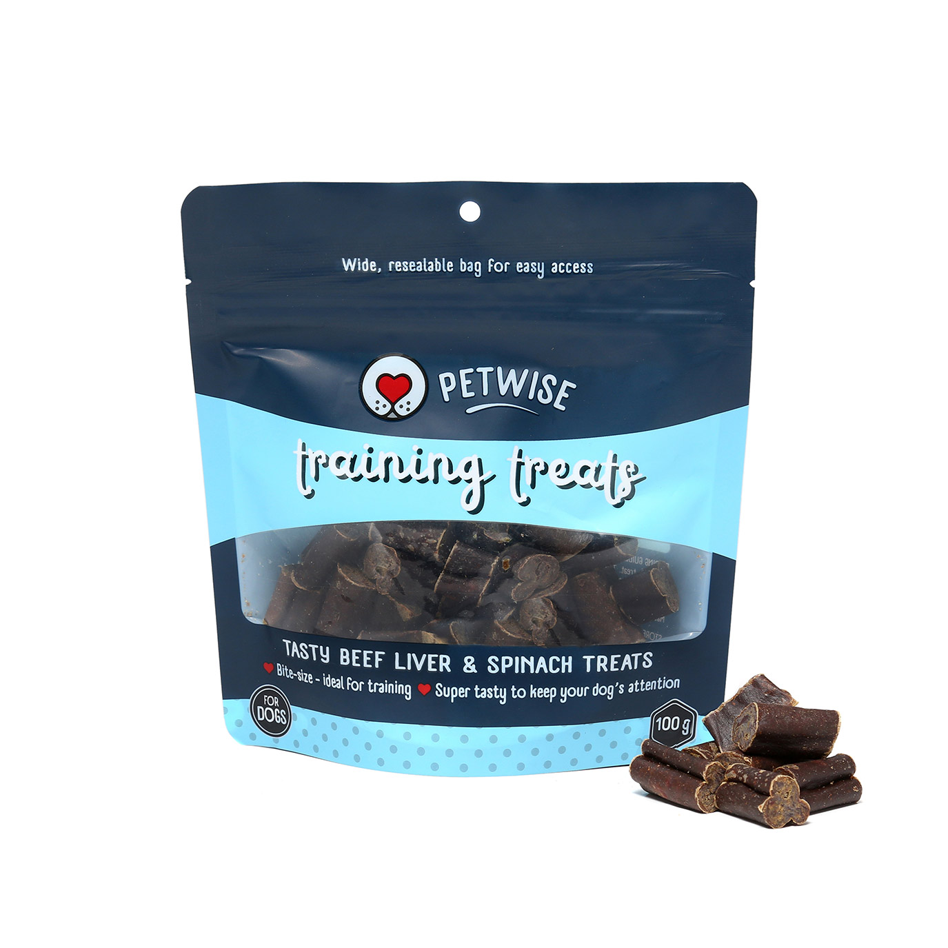 Petwise Training Treats - Liver & Spinach