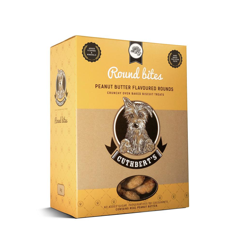 Cuthberts Peanut Butter Round Dog Biscuits (1kg)