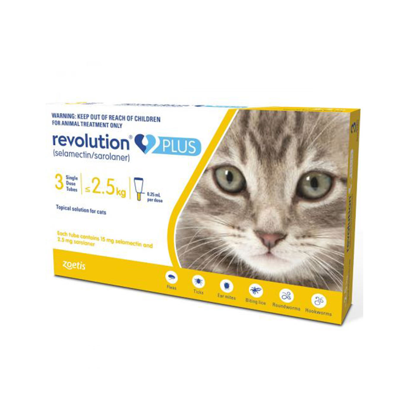 Revolution Plus Cat 1.25kg - 2.5kg (Box of 3)