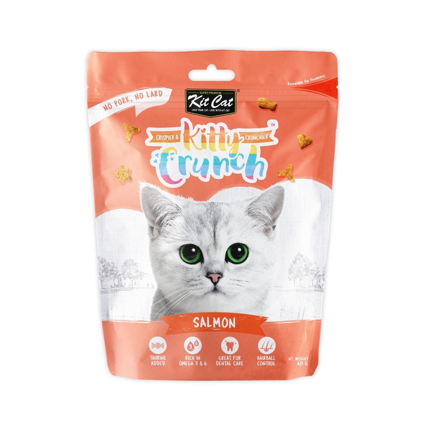 Kit Cat Kitty Crunch (Salmon) 