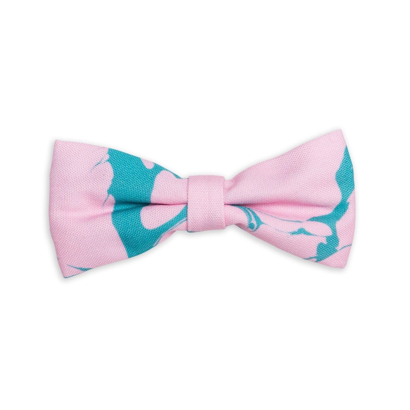 Dog's Life Bow-Tie (Marble Pink)