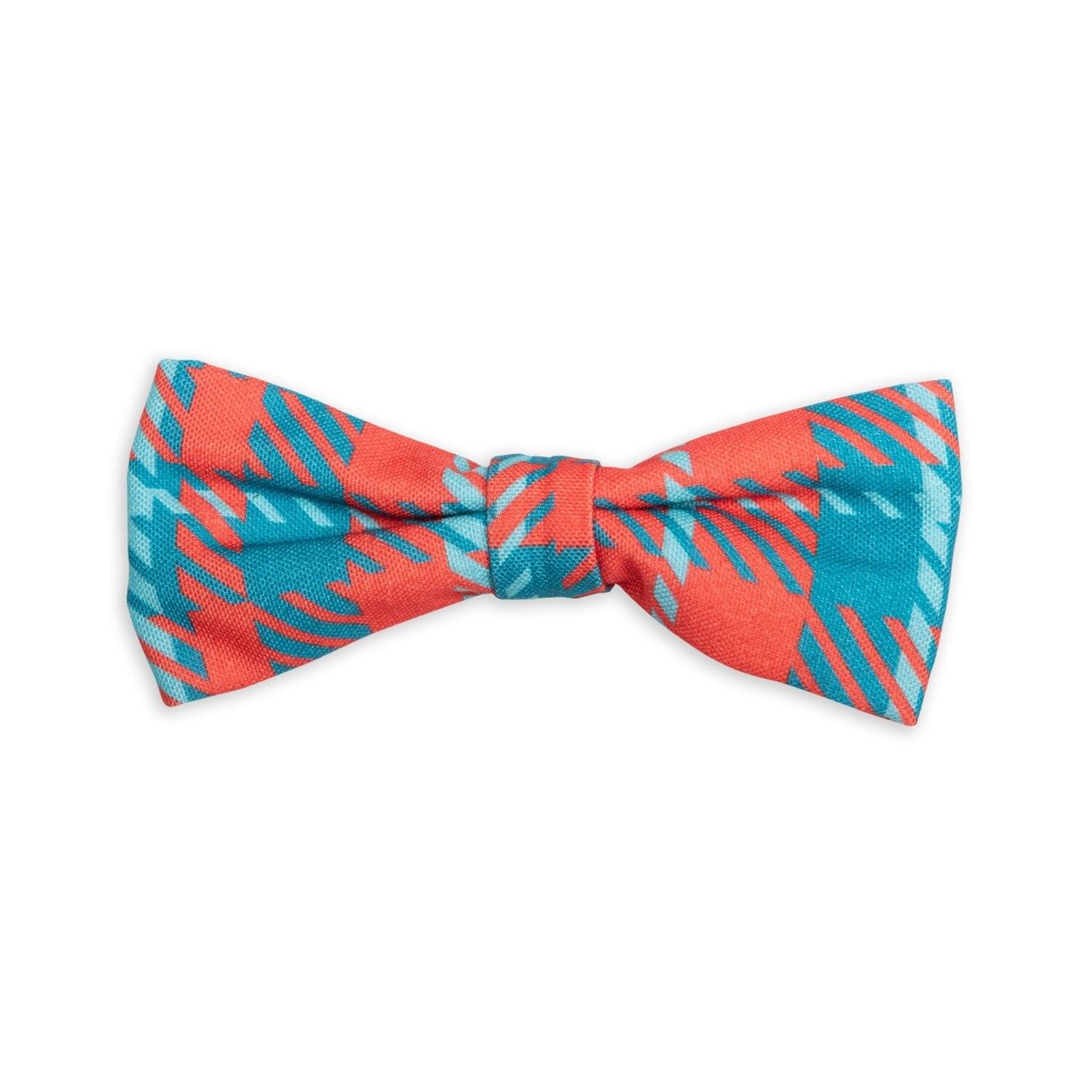 Dog's Life Bow-Tie (Orange Tartan)