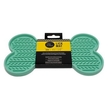 Olly & Max Lick Mat Bone (Mint)
