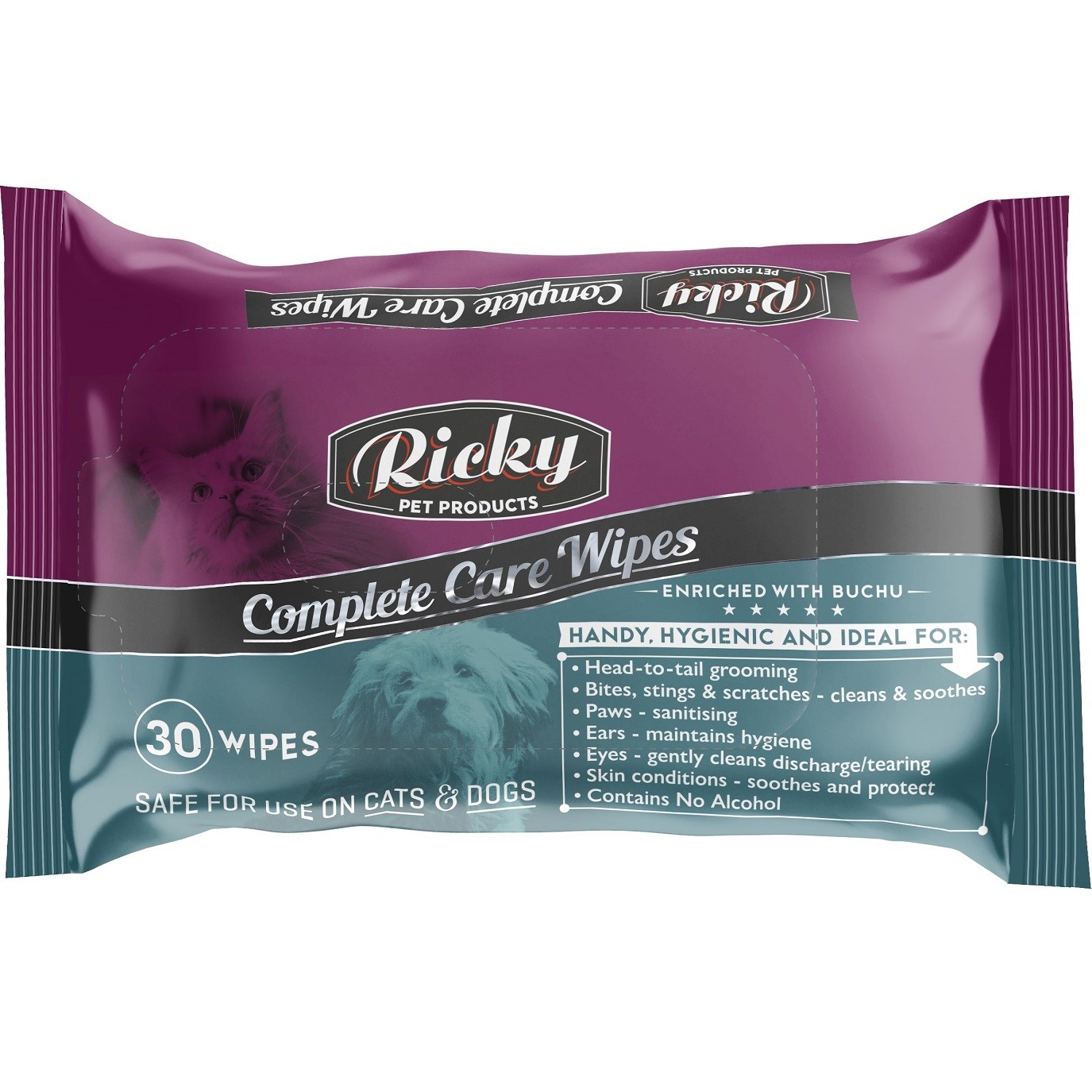 Ricky Litchfield Wipes Cats & Dogs 30's