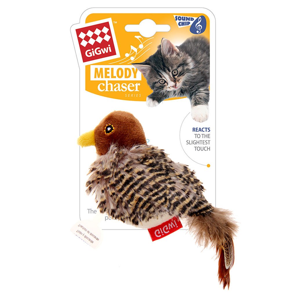 GiGwi Melody Chaser Bird Packaged