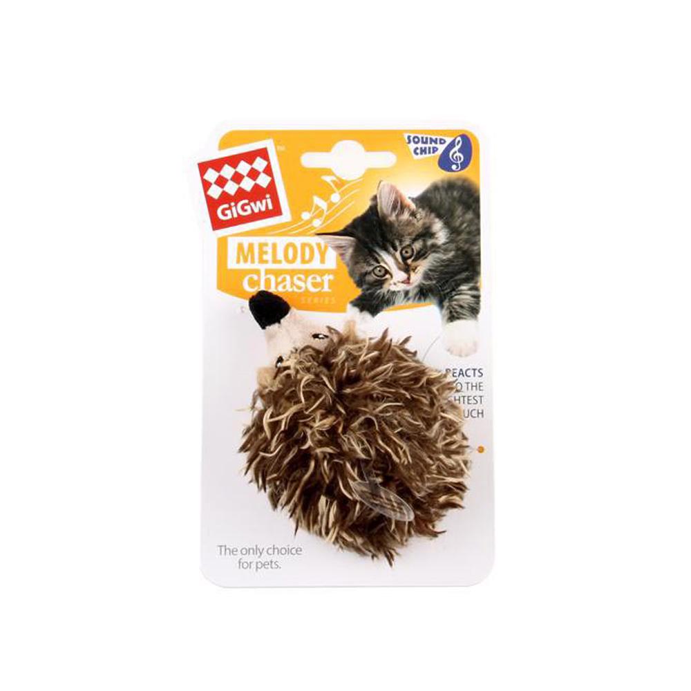 GiGwi Melody Chaser Hedgehog Toy for Cats