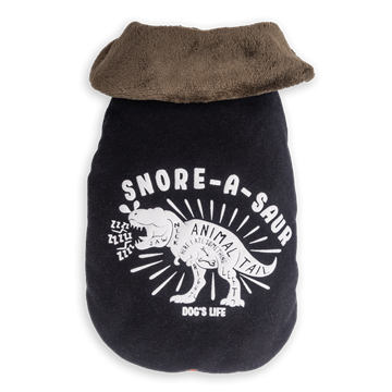 Dog’s Life Snore-A-Saur Cape Black