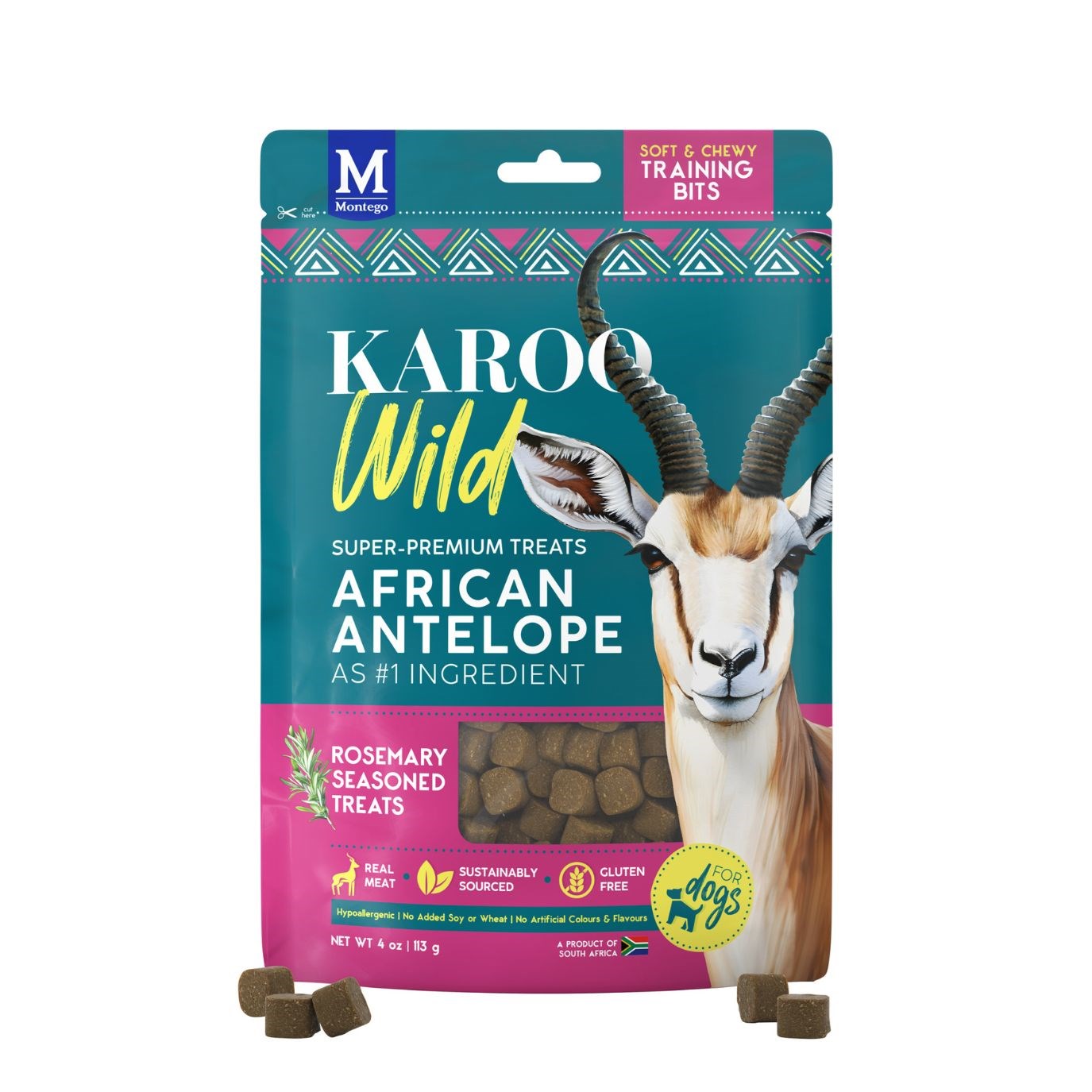 Karoo Training Bites Antelope & Rosemary (113g) 