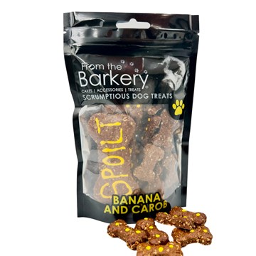 From The Barkery Biscuits Banana &amp; Carob (100g)