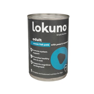 Lokuno Adult Ocean Fish Pate with Peas and Rosemary (385g) 