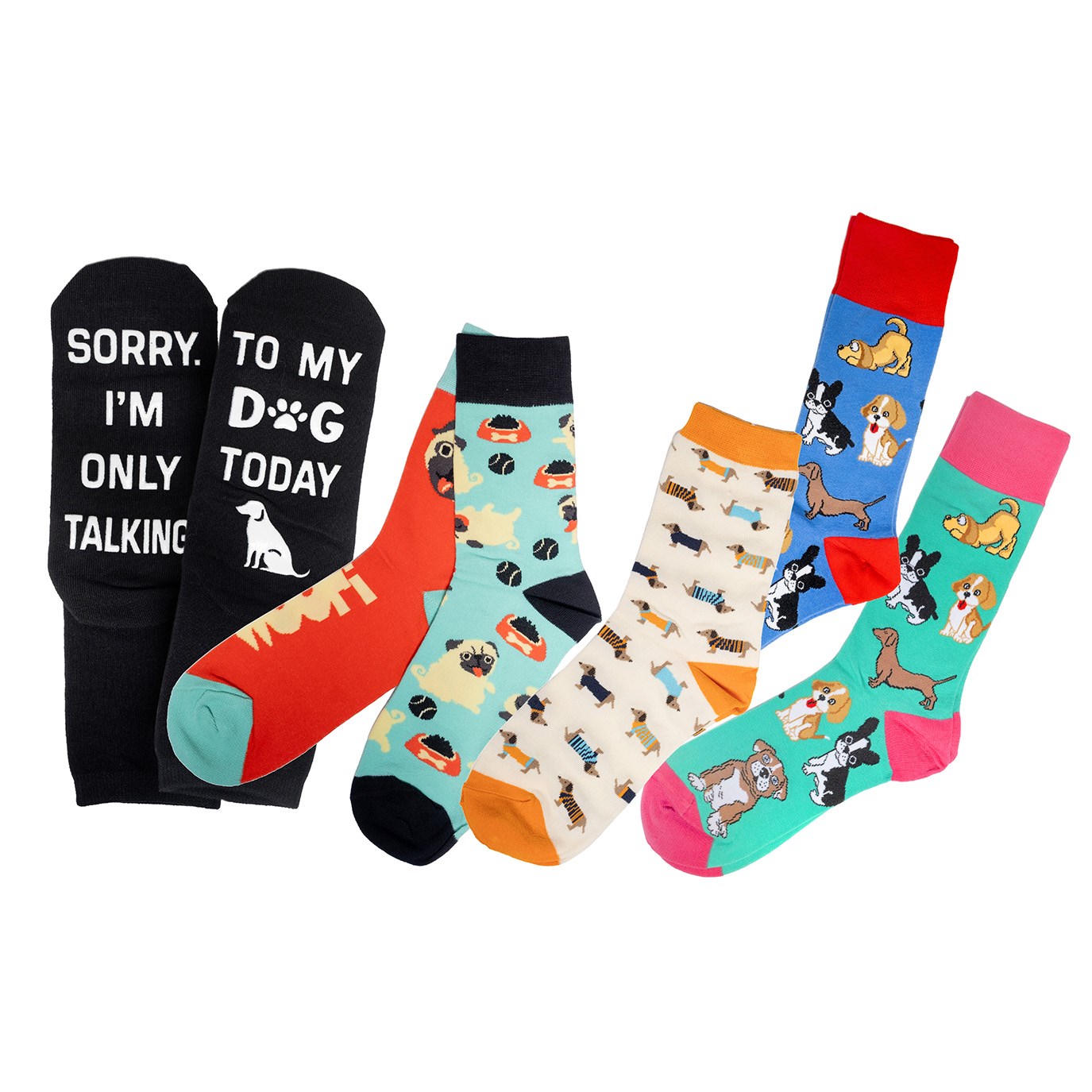 Assorted Dog Themed Socks