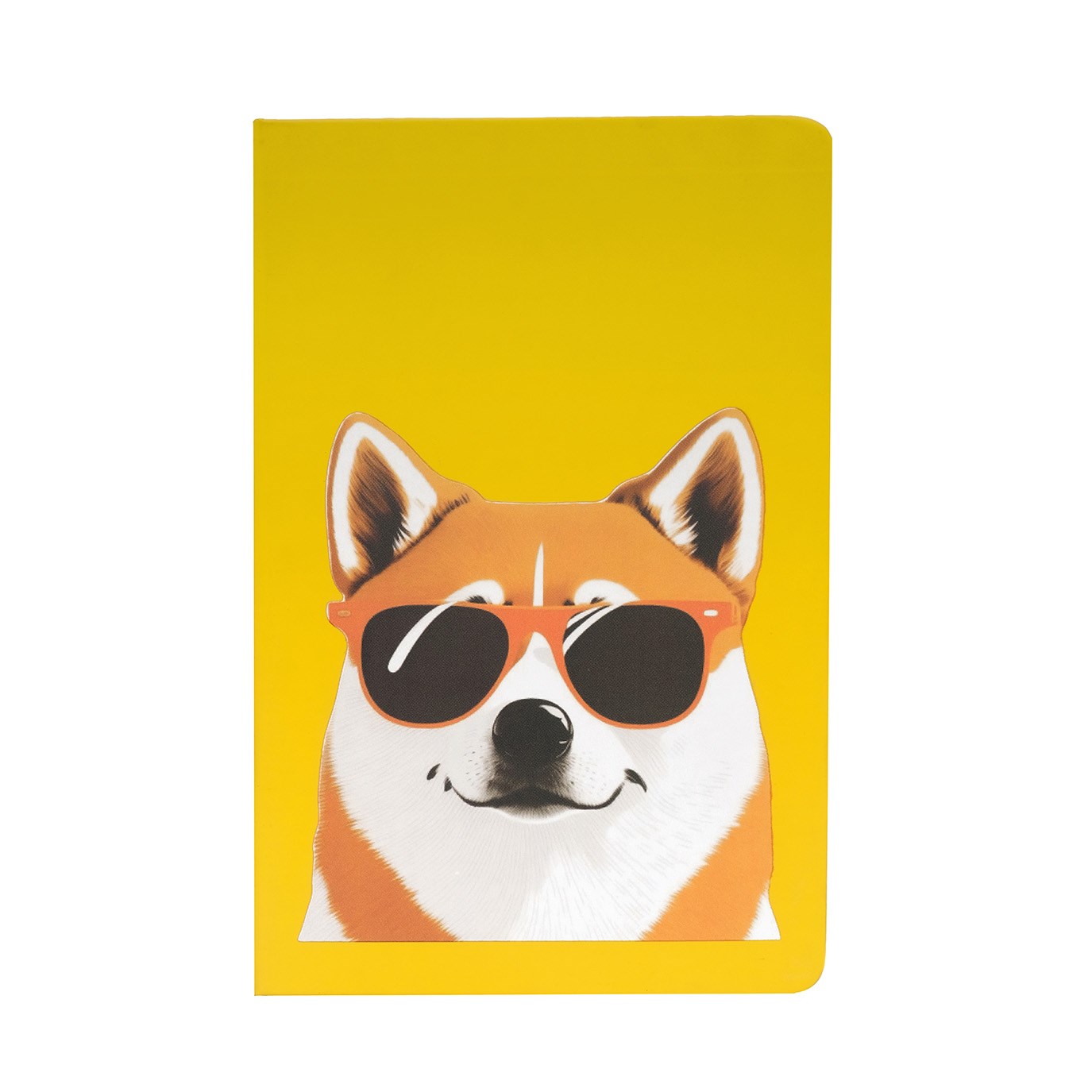 Notebook Dog Glasses (Yellow)