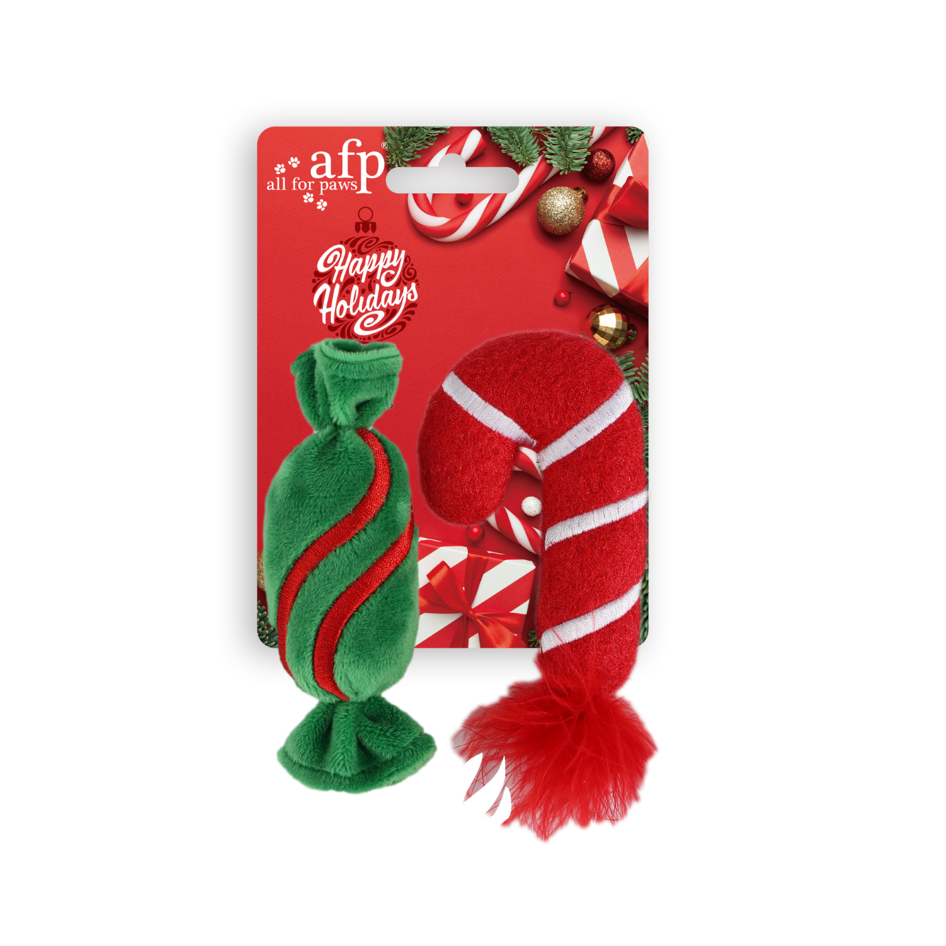 All For Paws Cat Candy Cane (2 Pack)