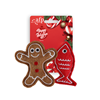 All For Paws Cat Gingerbread Man and Fish (2 Pack)