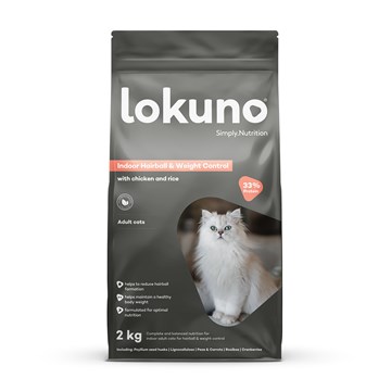 Lokuno Indoor Hairball & Weight Control Cat Food