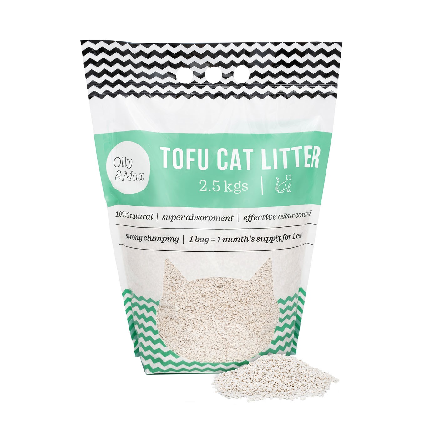 Olly & Max Tofu Cat Litter (2.5kg)