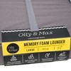 OLLY & MAX MEMORY LOUNGER GREY LARGE