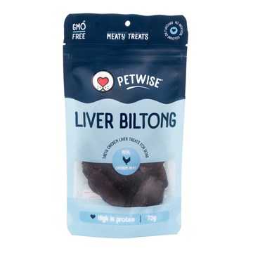 Petwise Chicken Liver Biltong 