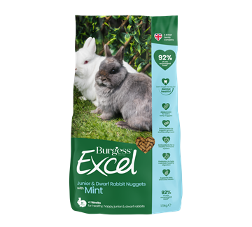 Burgess Rabbit Food - Excel Junior & Dwarf Nuggets