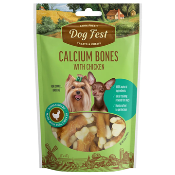 Dog Fest Calcium Bones with Chicken for Small Breeds