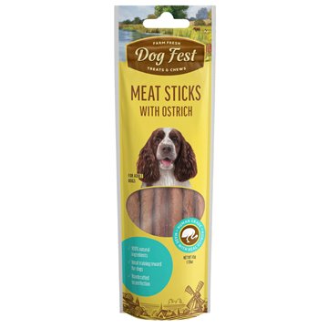 Dog Fest Ostrich Meat Sticks 