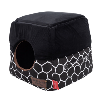 DL CAT CUBE HONEYCOMB BLK