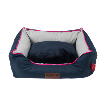 Dog's Life Premium Country Bed (Navy)
