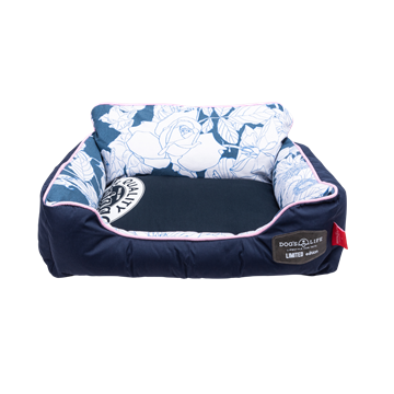 Dog's Life Couch Nap Flower (Navy)