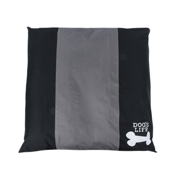 Dog's Life Squarebone Cushion (Black)