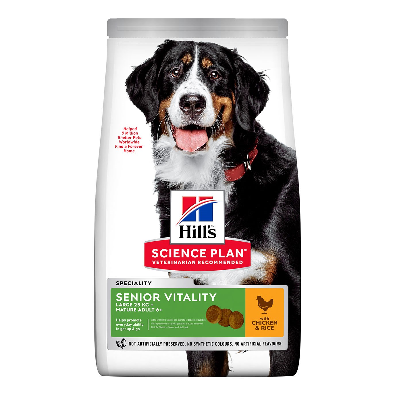 Hill's science plan active longevity mature dog food with chicken 12kg best sale