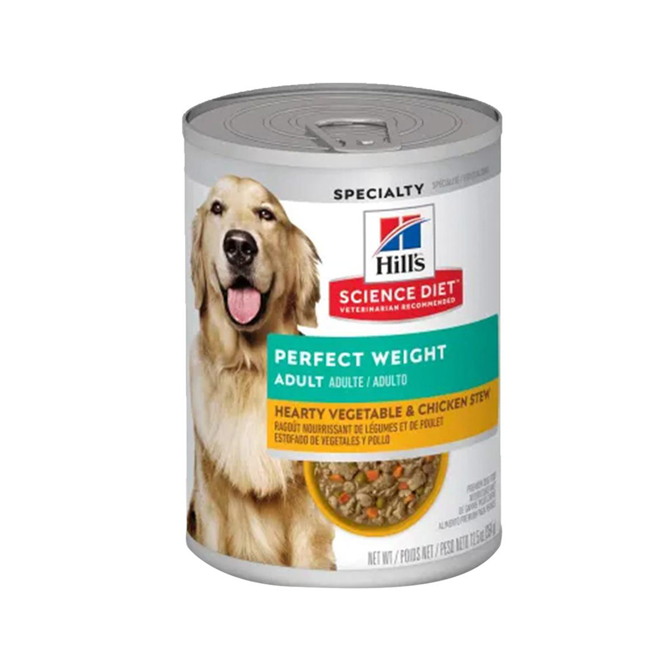 Hills Science Plan Adult Dog Food Perfect Weight - Veg & Chicken Stew