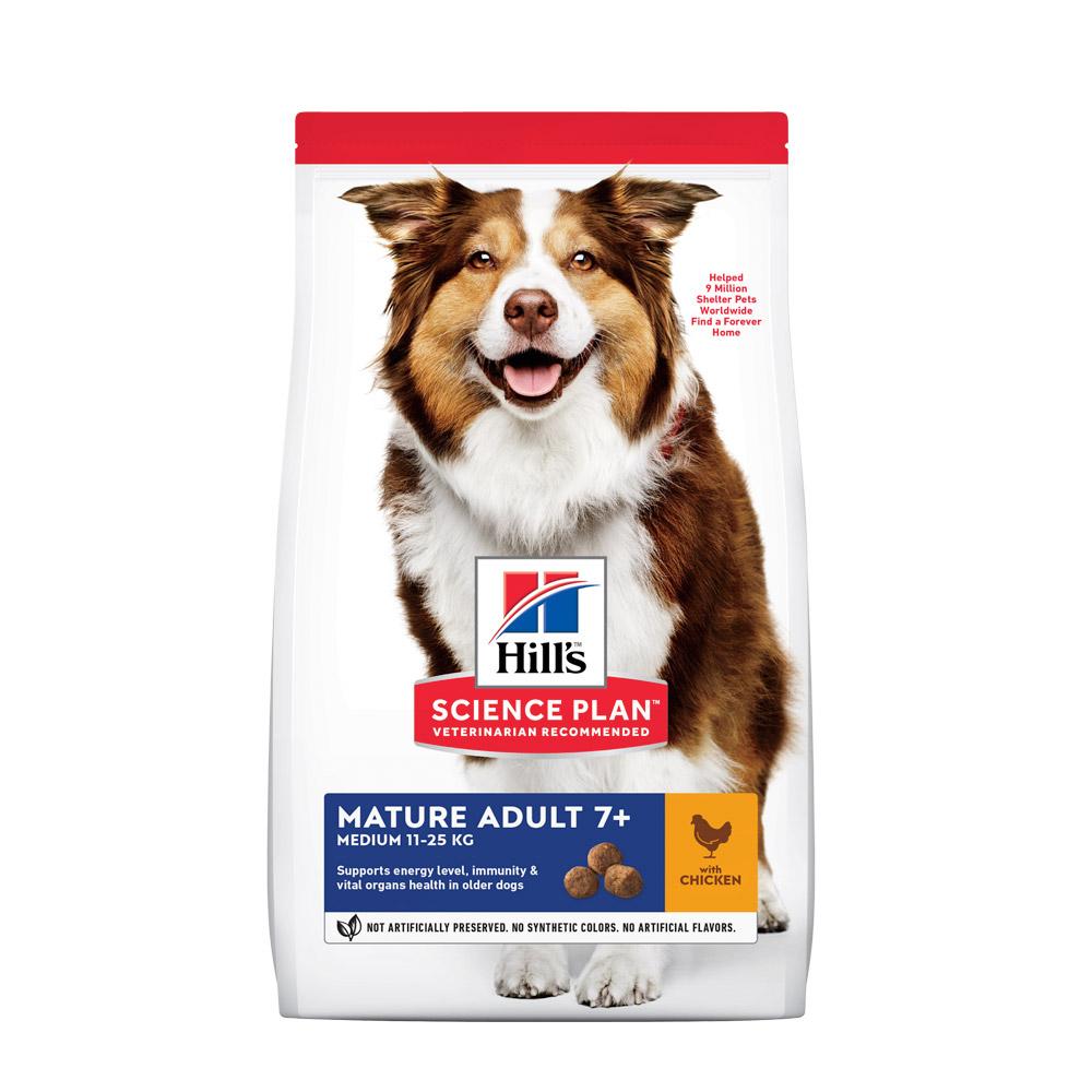 Hills Science Plan Canine Active Longevity Mature Adult 7+ Medium - Chicken