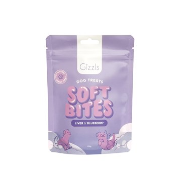 Gizzls Soft Bites Liver & Blueberry