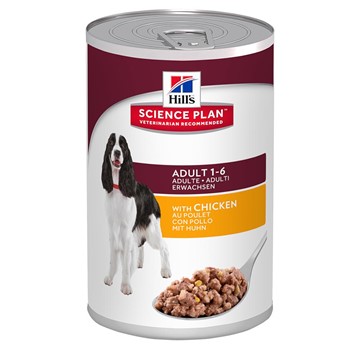 Hills Science Plan Canine Adult 370g Can (Savoury Chicken)