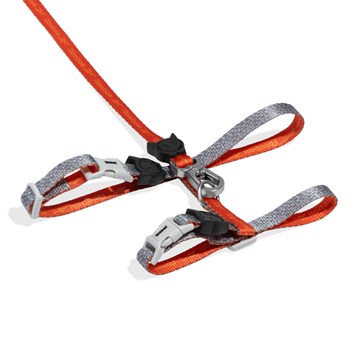 Zee.Cat Leash & Harness Suede