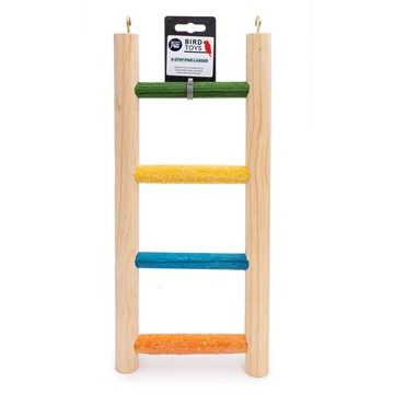 Absolute Pets 4-Step Wooden Ladder 