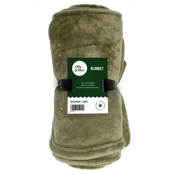 Olly & Max Blankie (Olive)