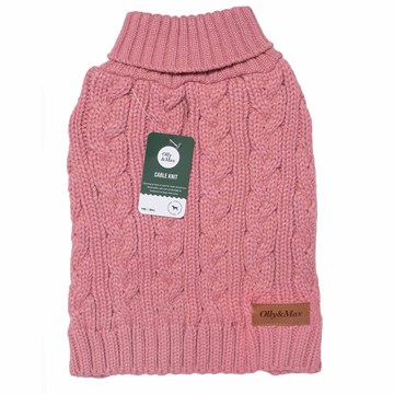 Olly & Max Sweater Plait Cable (Pink)