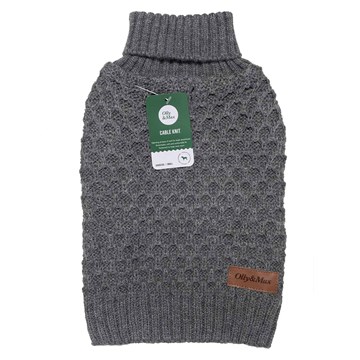 Olly & Max Sweater Honeycomb Cable (Charcoal)