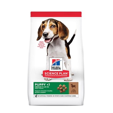 Hills Science Plan Canine Healthy Development Puppy Medium - Lamb with Rice