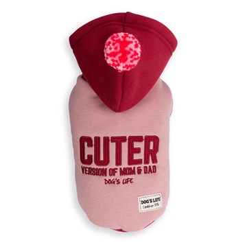 Dog's Life Cuter Hoodie (Pink)