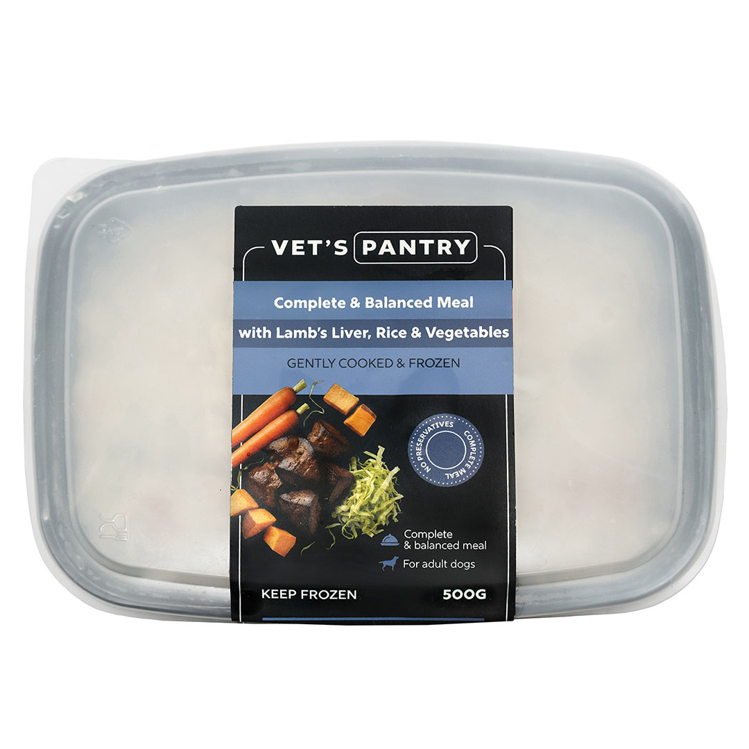 Vet's Pantry Complete & Balanced Meal with Lamb's Liver, Rice & Vegetables  