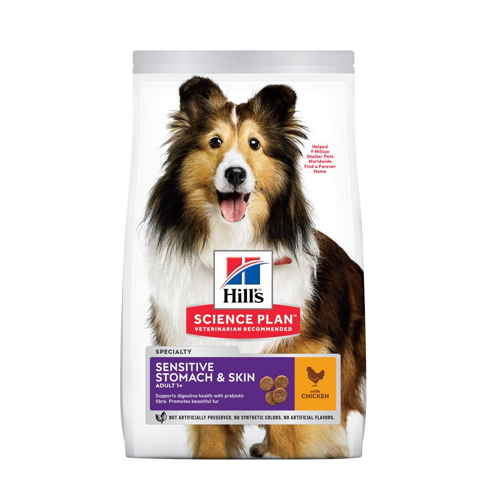 Hill's Science Plan Canine Sensitive Stomach & Skin with Chicken ...